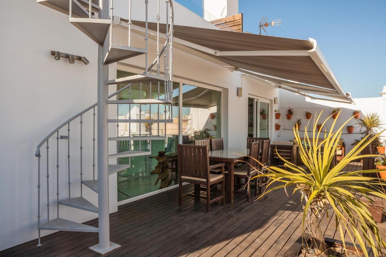 ***** Attic With Impressive Views And Jacuzzi Apartment Cadiz Bagian luar foto